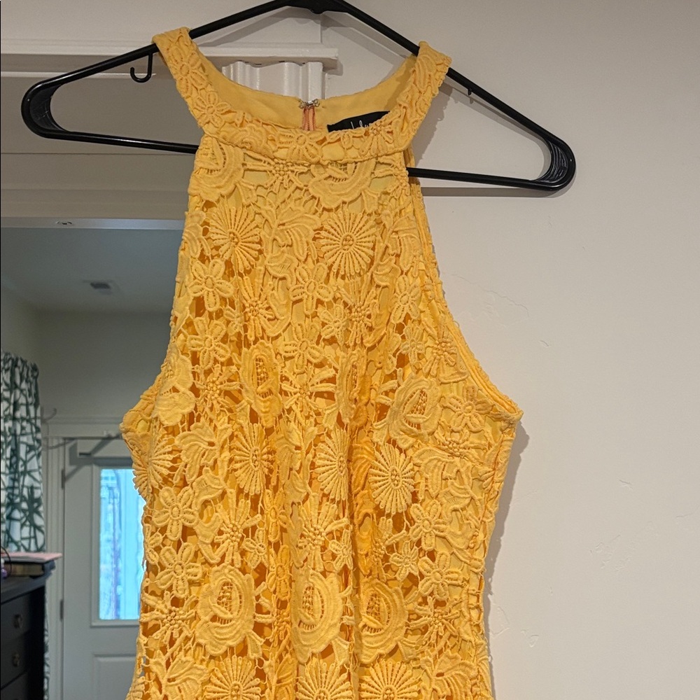 Lulu's Yellow Mini Dress